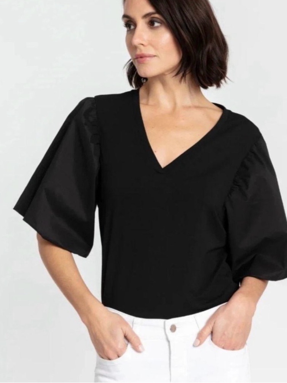 NWT HINSON WU KAITLYN BLACK TOP
